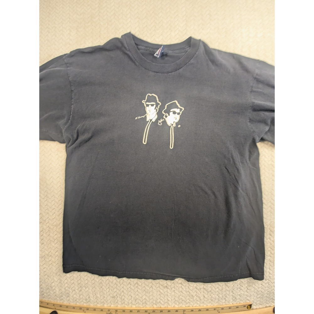 Vintage House‎ of Blues Blues Brothers T-Shirt XXL Black Elwood & Jake Graphic - Picture 3 of 10